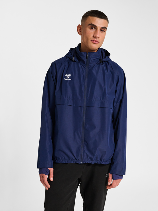 hmlGO SHELL JACKET, MARINE, model