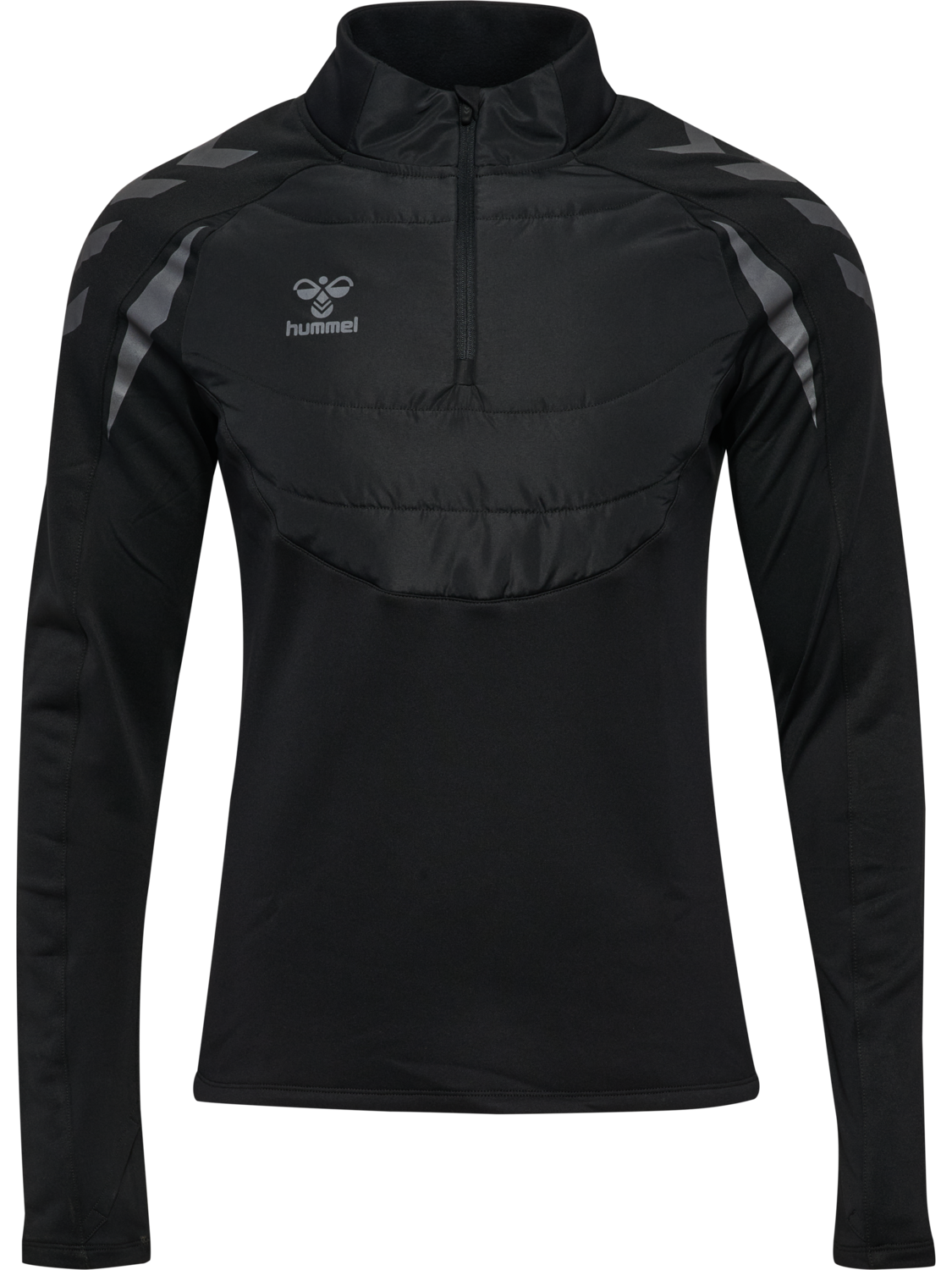 hmlBTC WINTER TRAINING HALF ZIP, BLACK, packshot