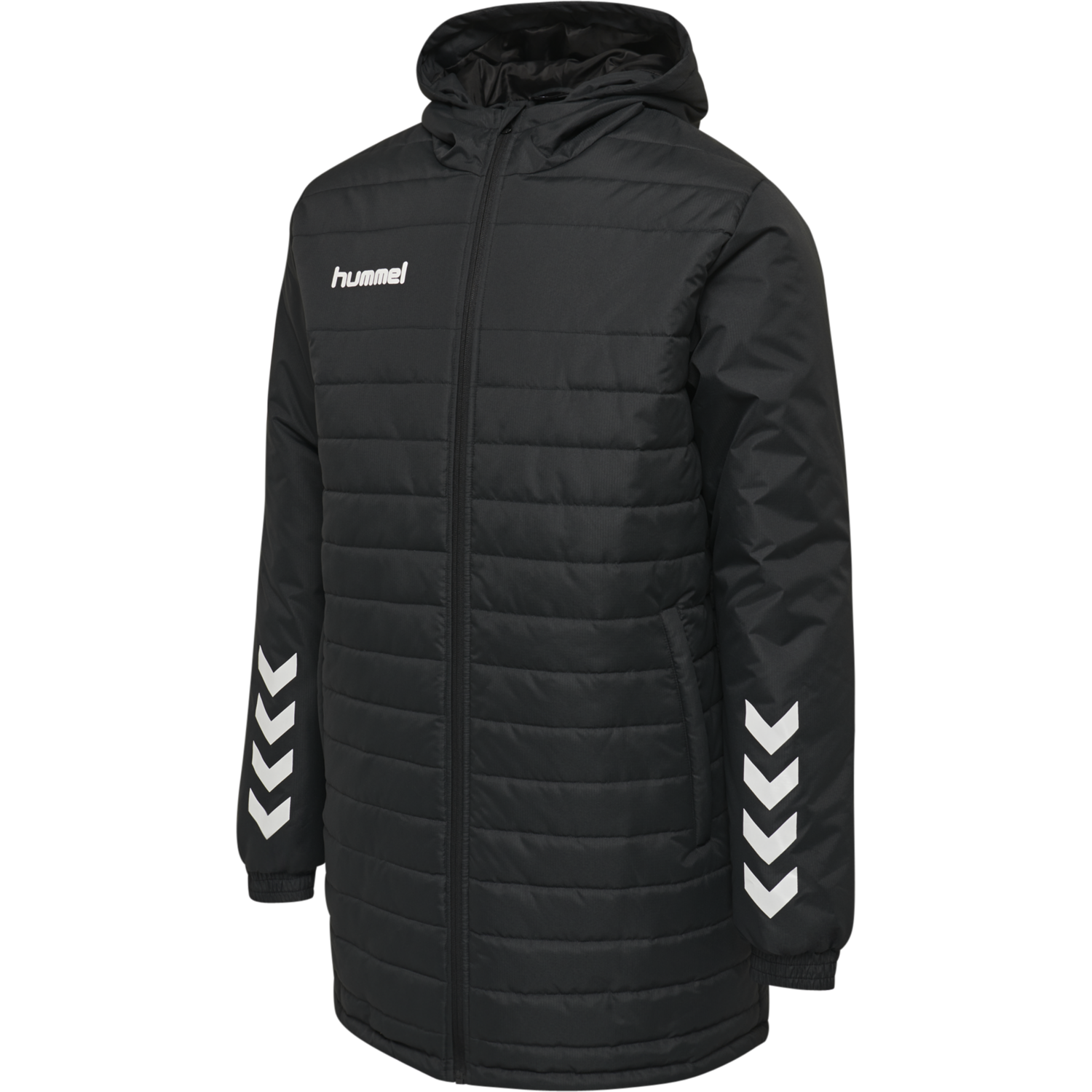 hmlPROMO KIDS BENCH JACKET, BLACK, packshot