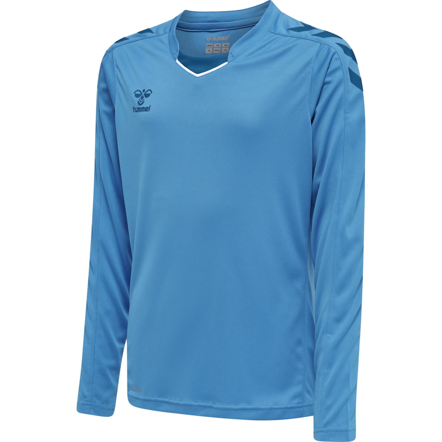 hmlCORE XK POLY JERSEY L/S KIDS, BLUE DANUBE, packshot