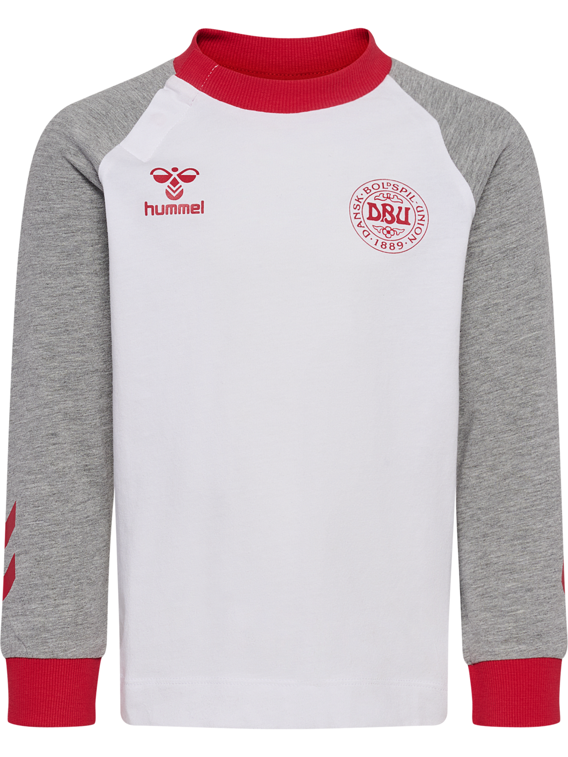 hmlMINI DBU T-SHIRT L/S, WHITE, packshot