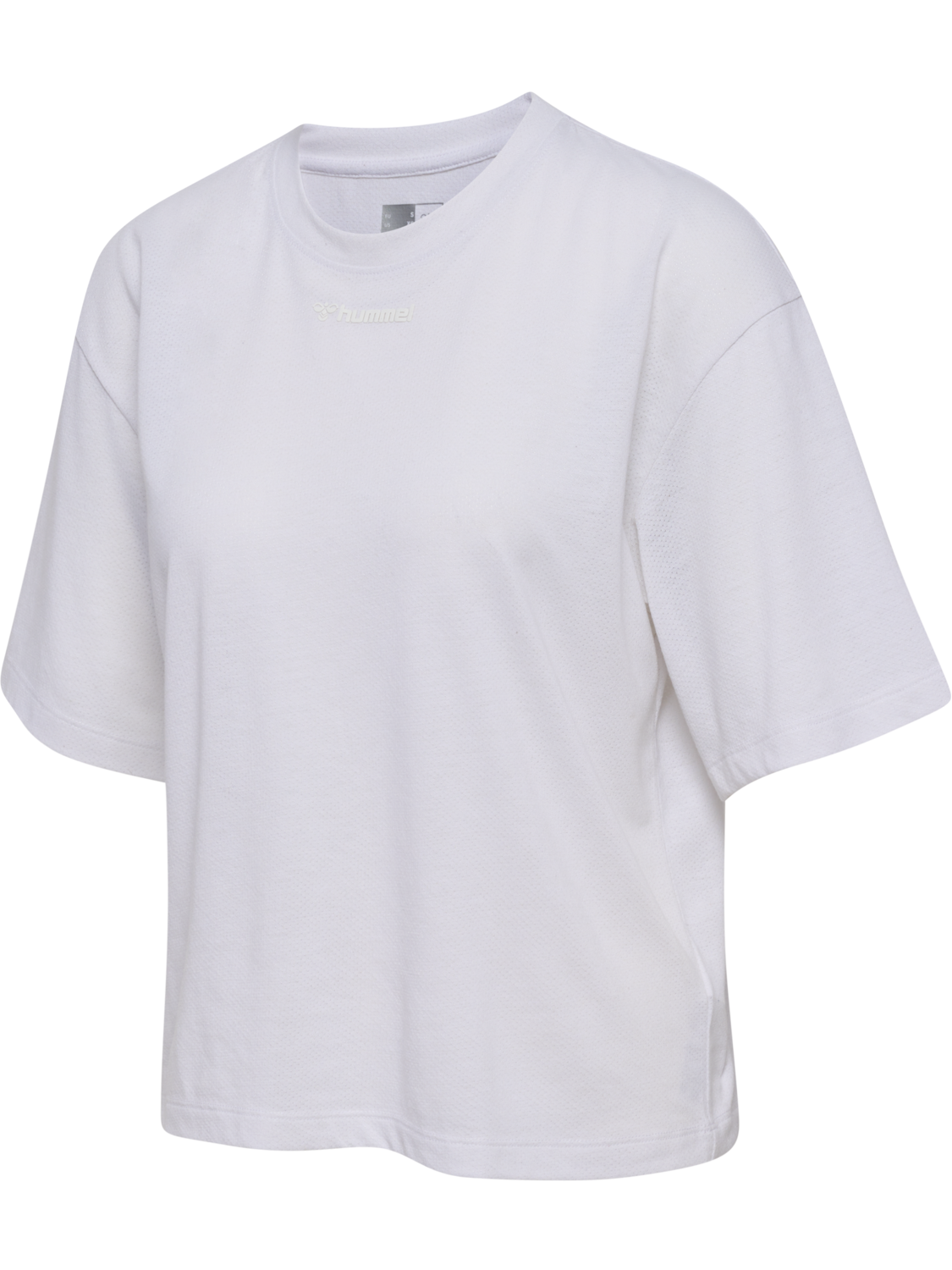 hmlMT VANJA BOXY SHORT T-SHIRT, WHITE, packshot