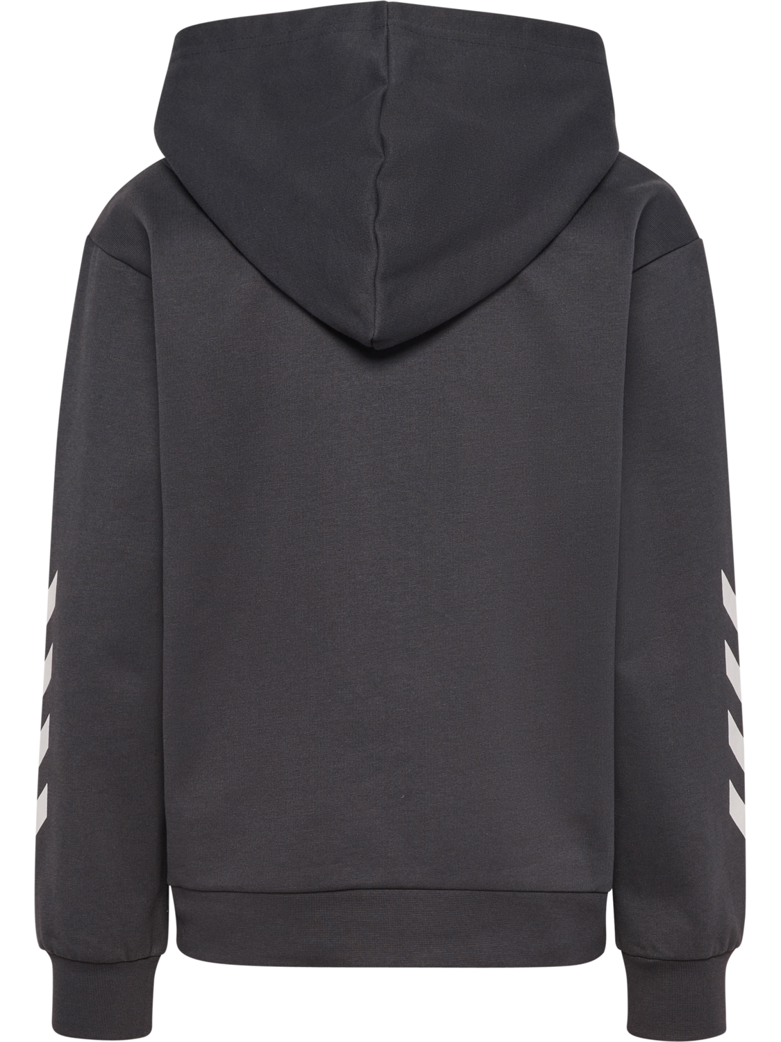 hmlJR LOGO ZIP JACKET, EBONY, packshot