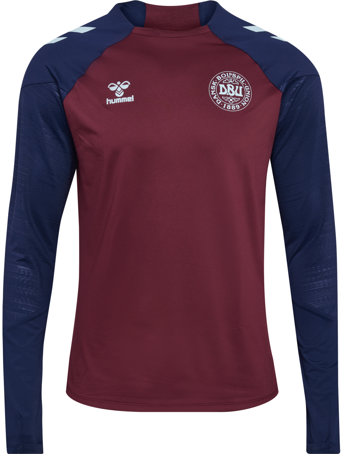 DBU 26 PRO TR CREW SWEAT, WINDSOR WINE/PEACOAT, packshot