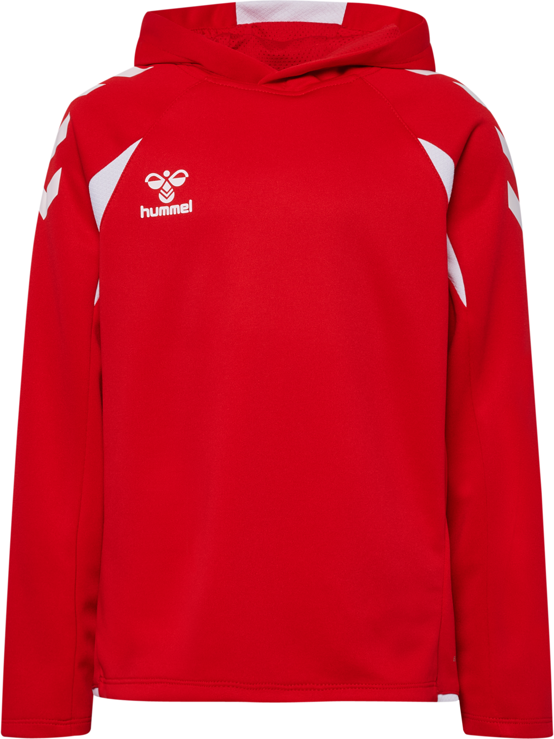 hmlCORE 2.0 HOODIE KIDS, TRUE RED/WHITE, packshot