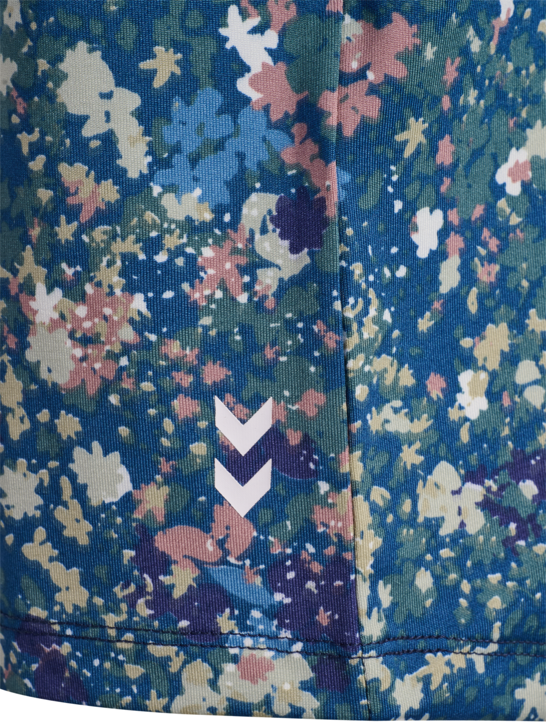 hmlJR MIX T-SHIRT S/S, DRESS BLUES/RIVERSIDE, packshot