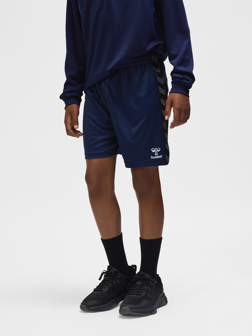 hmlAUTHENTIC PL SHORTS KIDS, MARINE, model