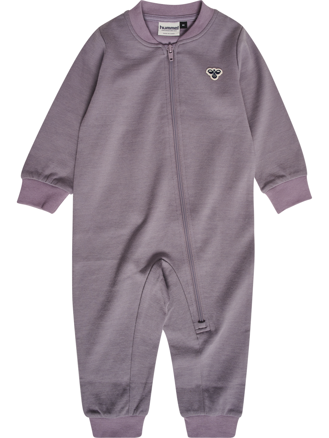 hmlMINI WOOL JUMPSUIT BEE, GRAY RIDGE, packshot