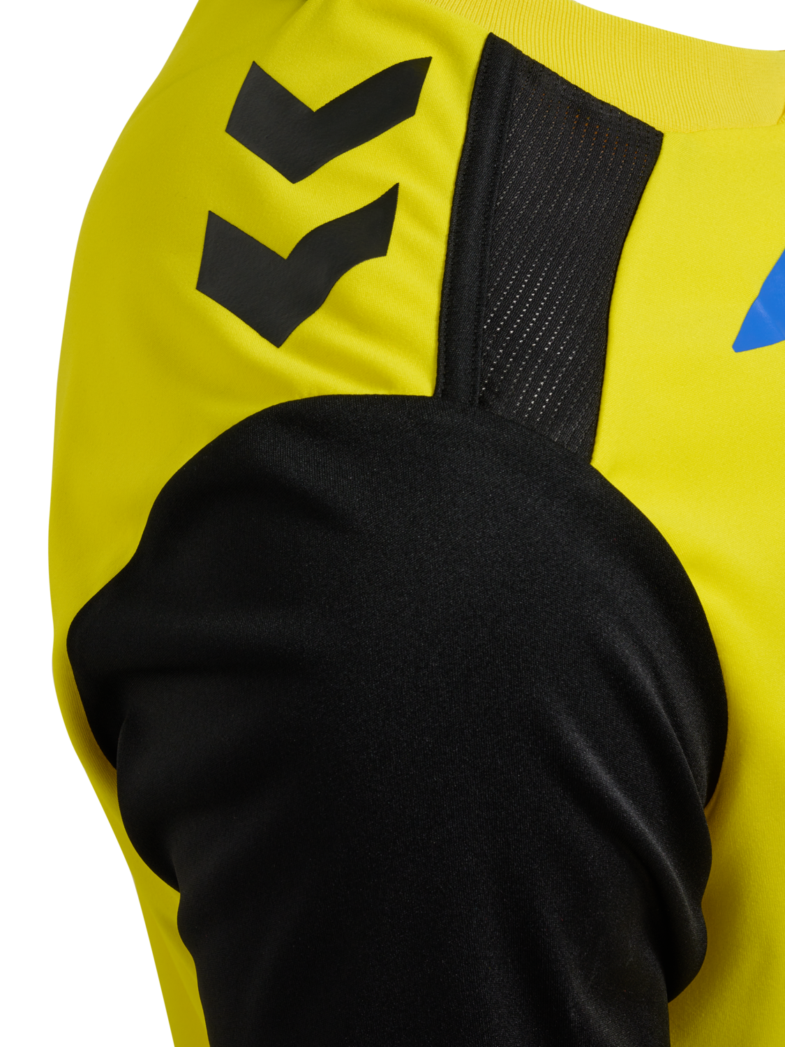 FFHB NEW REFEREE JERSEY S/S, BLAZING YELLOW W/O SPONSOR, packshot