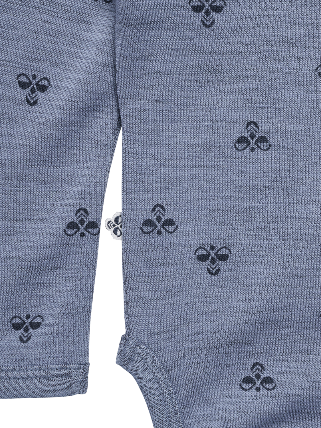 hmlMINI WOOL BODY L/S, FLINT STONE, packshot