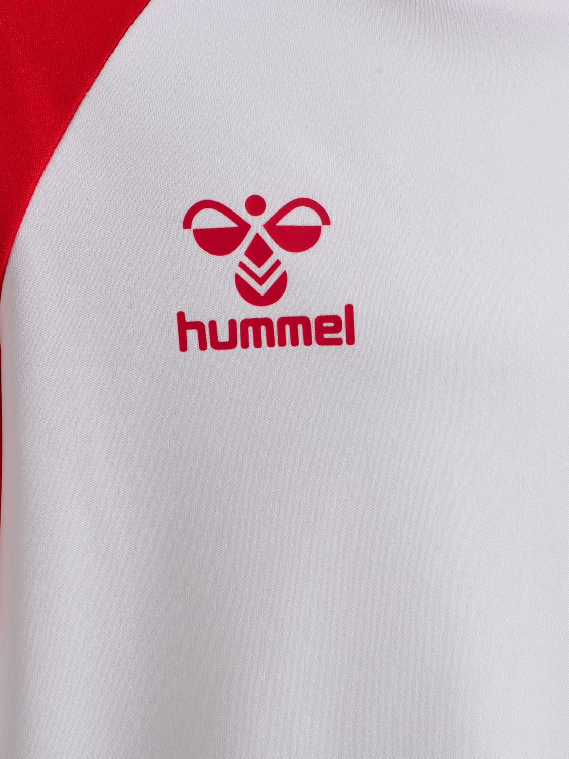 hmlMATCH LEAGUE JERSEY S/S KIDS, WHITE/TRUE RED, packshot