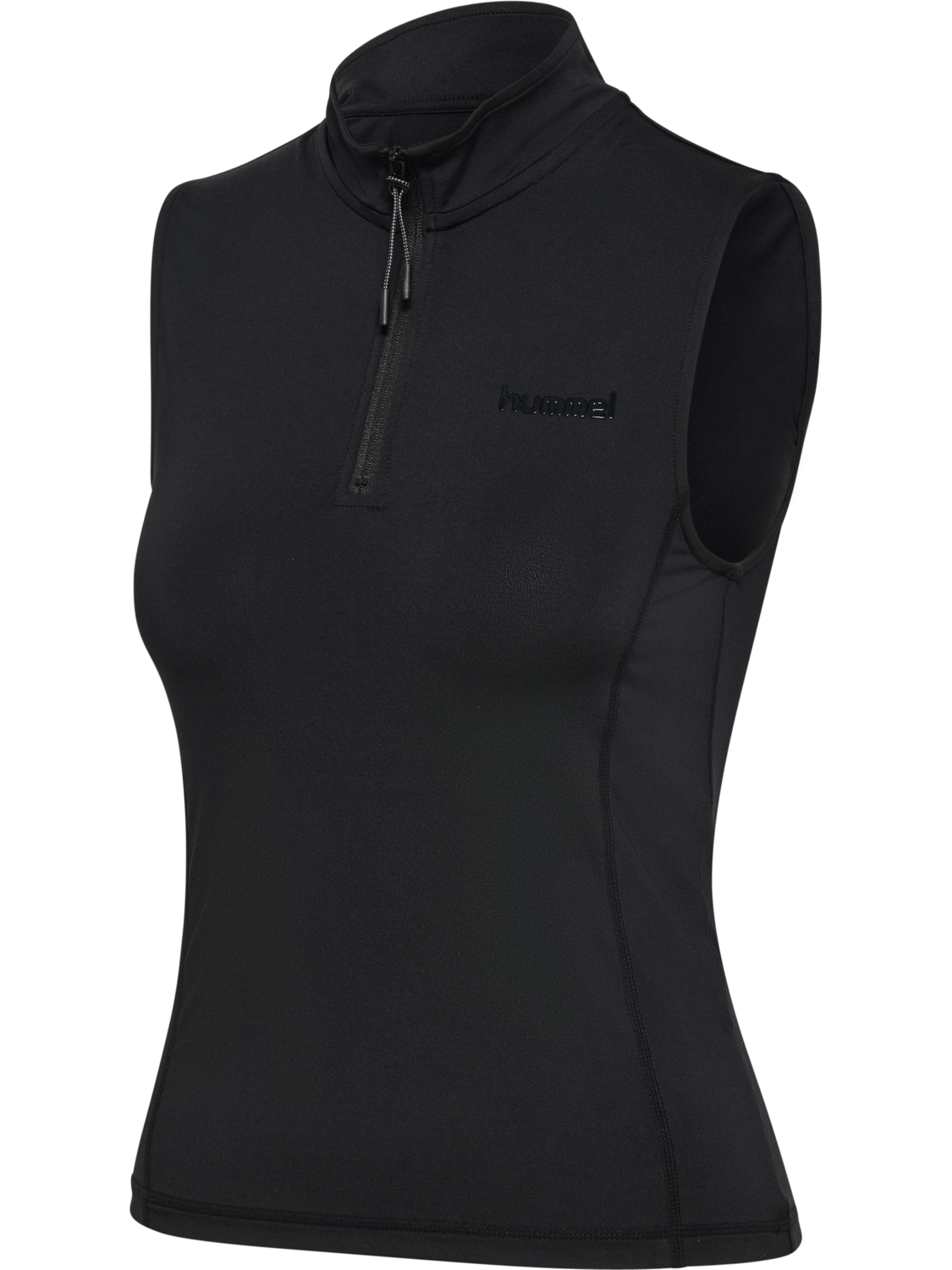 hmlPRIMA HALF ZIP TOP, BLACK