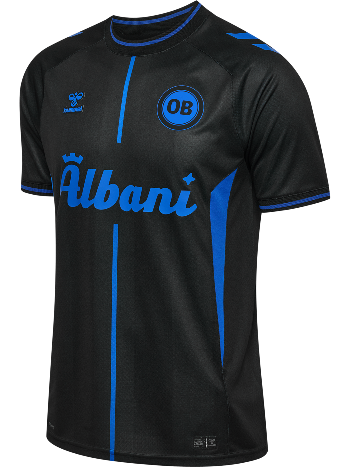OB 26/27 AWAY JERSEY S/S, BLACK, packshot