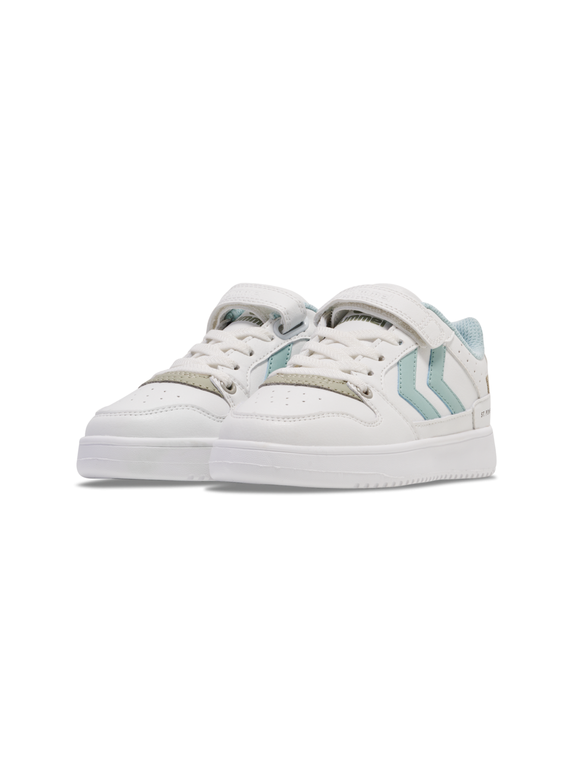 ST. POWER PLAY JR, WHITE/TURQUOISE, packshot
