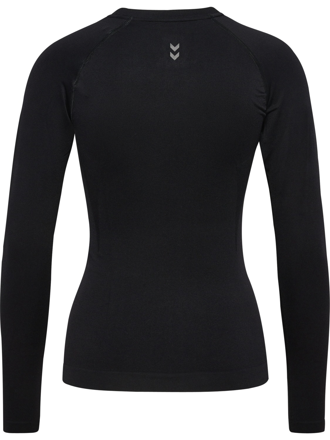 hmlFLOW T-SHIRT L/S, BLACK, packshot