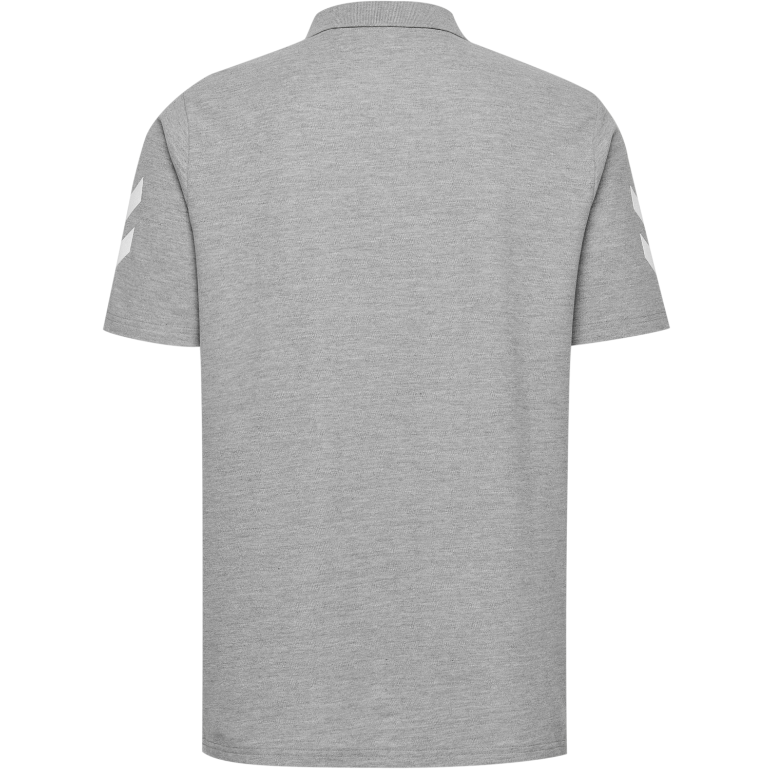 HMLGO KIDS COTTON POLO, GREY MELANGE, packshot