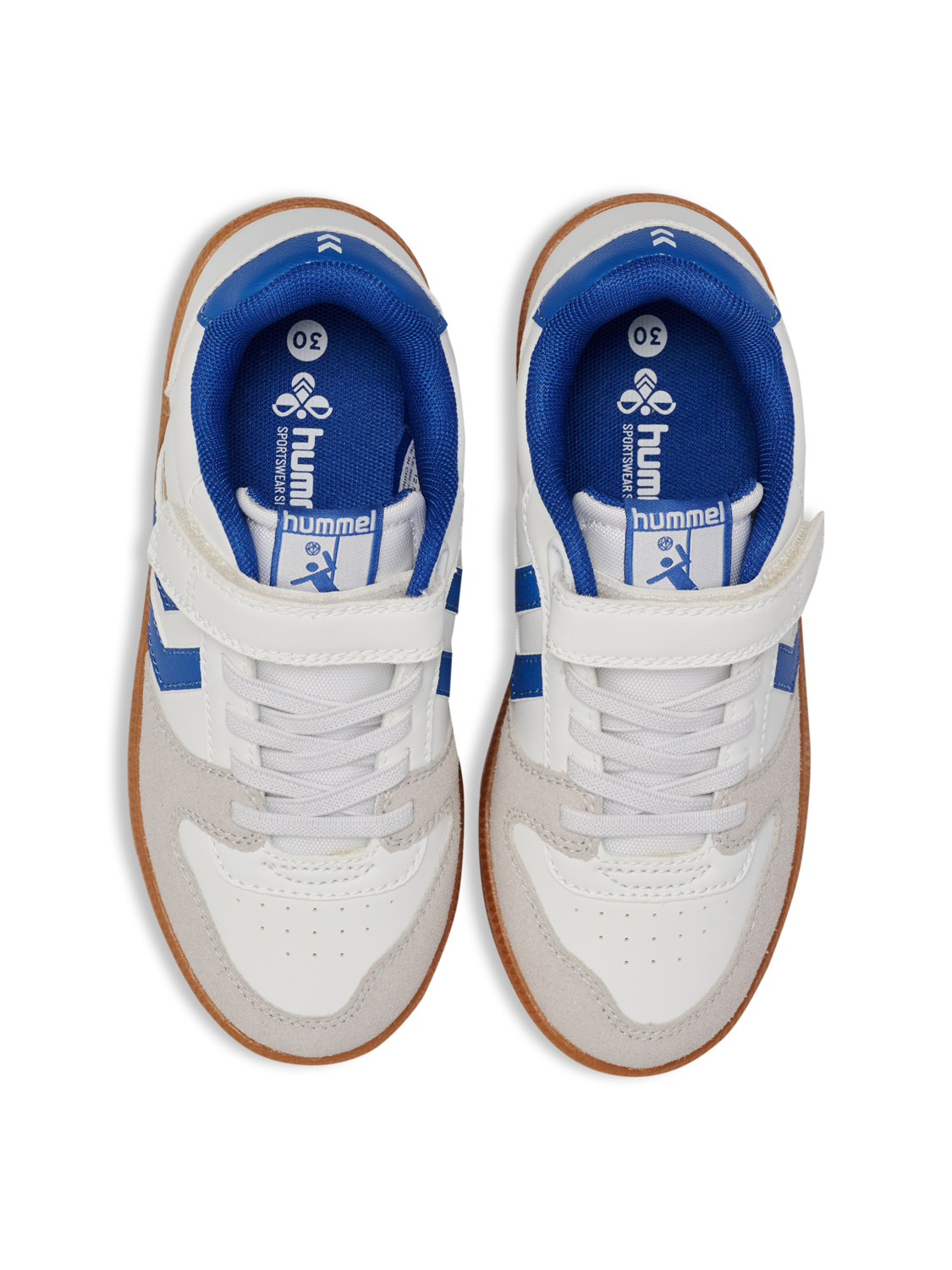 HANDBALL PERFEKT SP JR, WHITE/TRUE BLUE, packshot