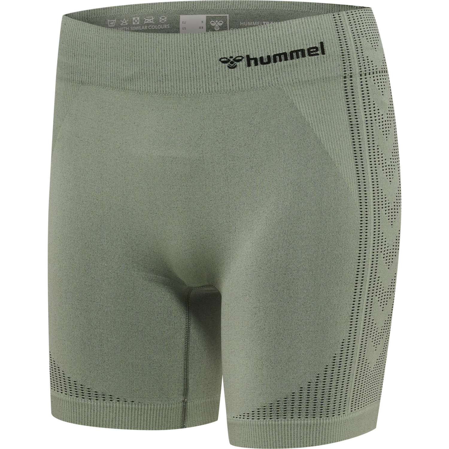 hmlMT SHAPING SEAMLESS MW SHORTS, LILY PAD, packshot