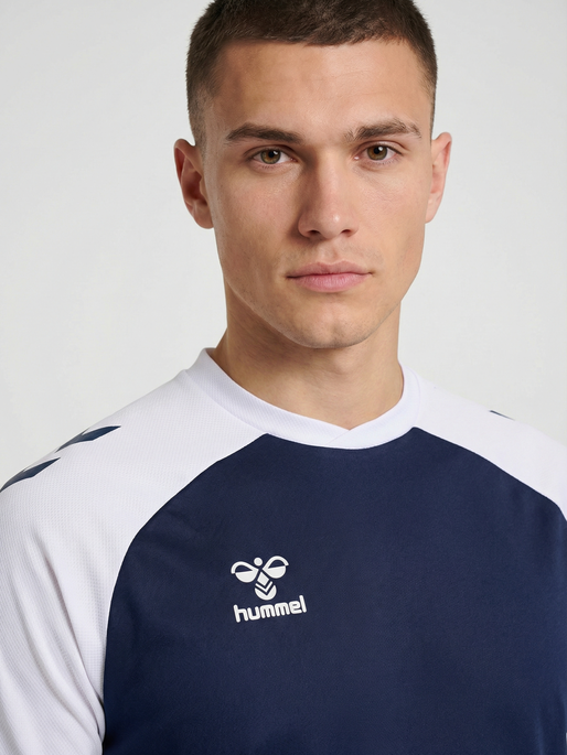 hmlMATCH LEAGUE JERSEY S/S, MARINE/WHITE, model