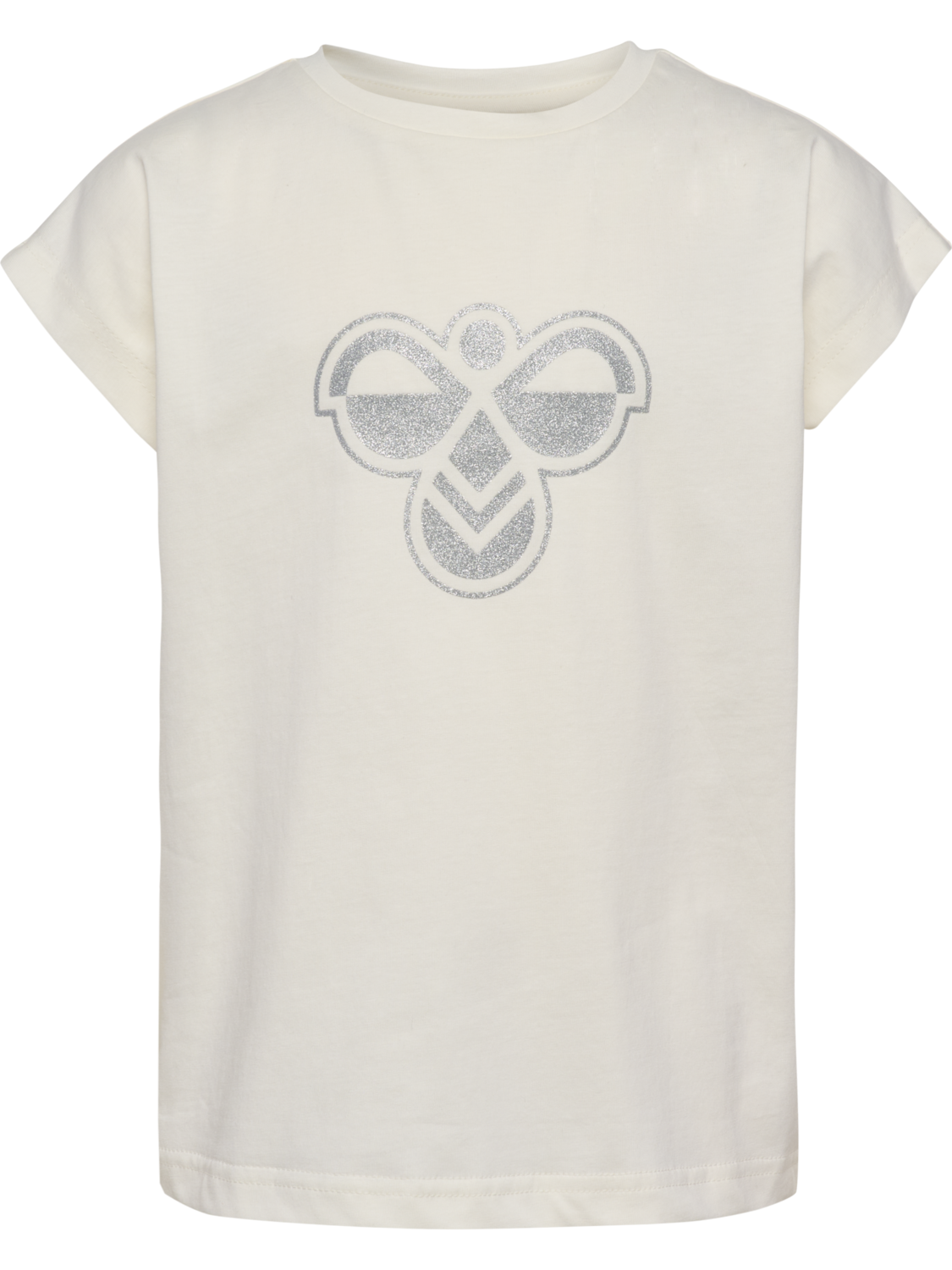 hmlJR REG T-SHIRT S/L BIG BEE, BLANC DE BLANC, packshot