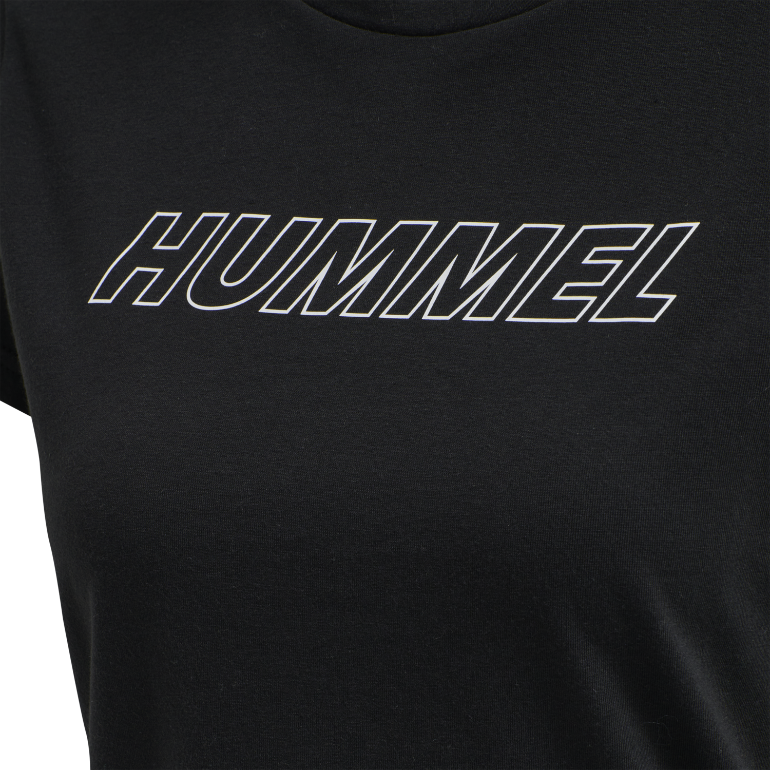 hmlTE CALI 2-PACK COTTON T-SHIRT, BLACK/CHATEAU GREY, packshot
