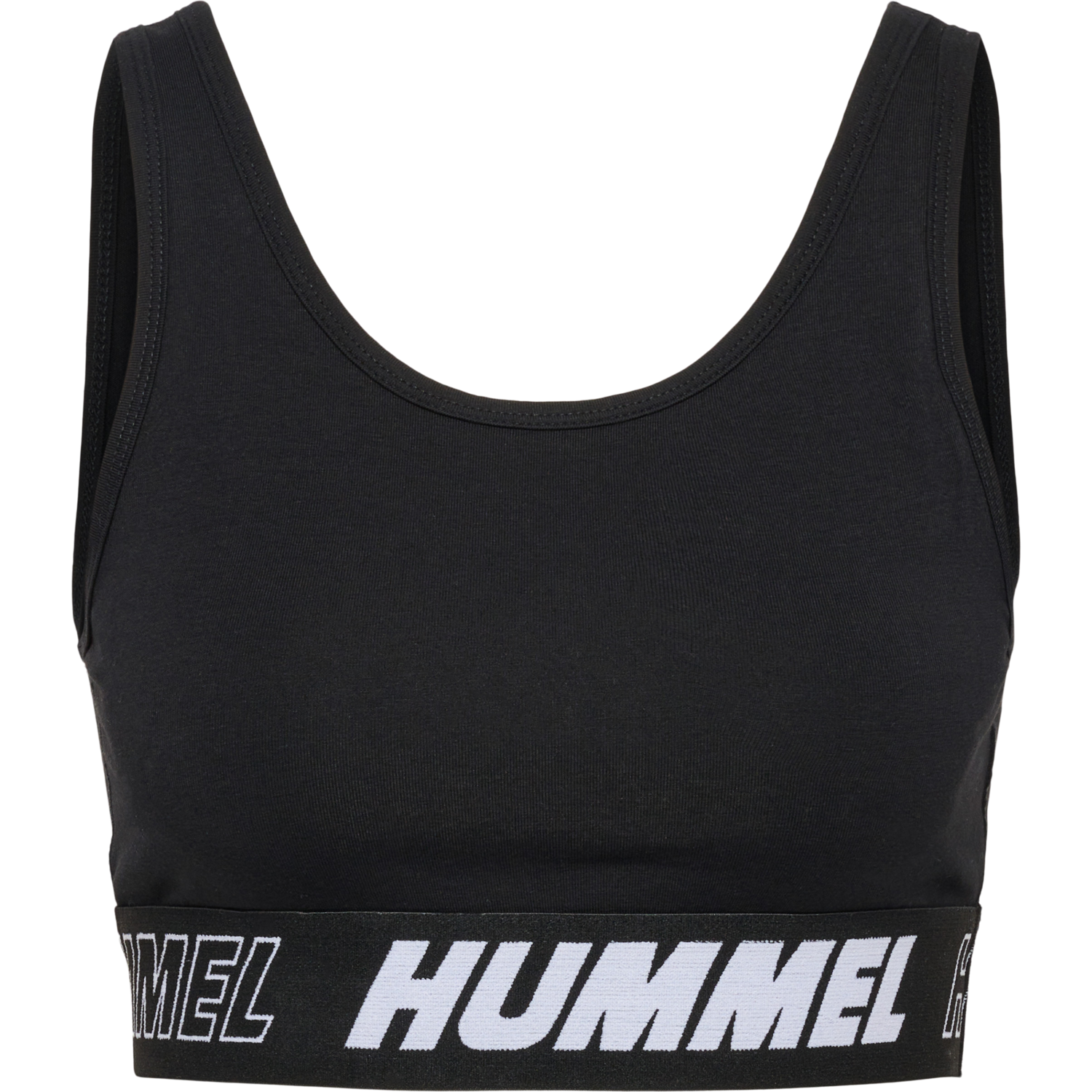 hmlTE MAJA 2-PACK COTTON SPORTS TOP, BLACK/INSIGINA BLUE, packshot