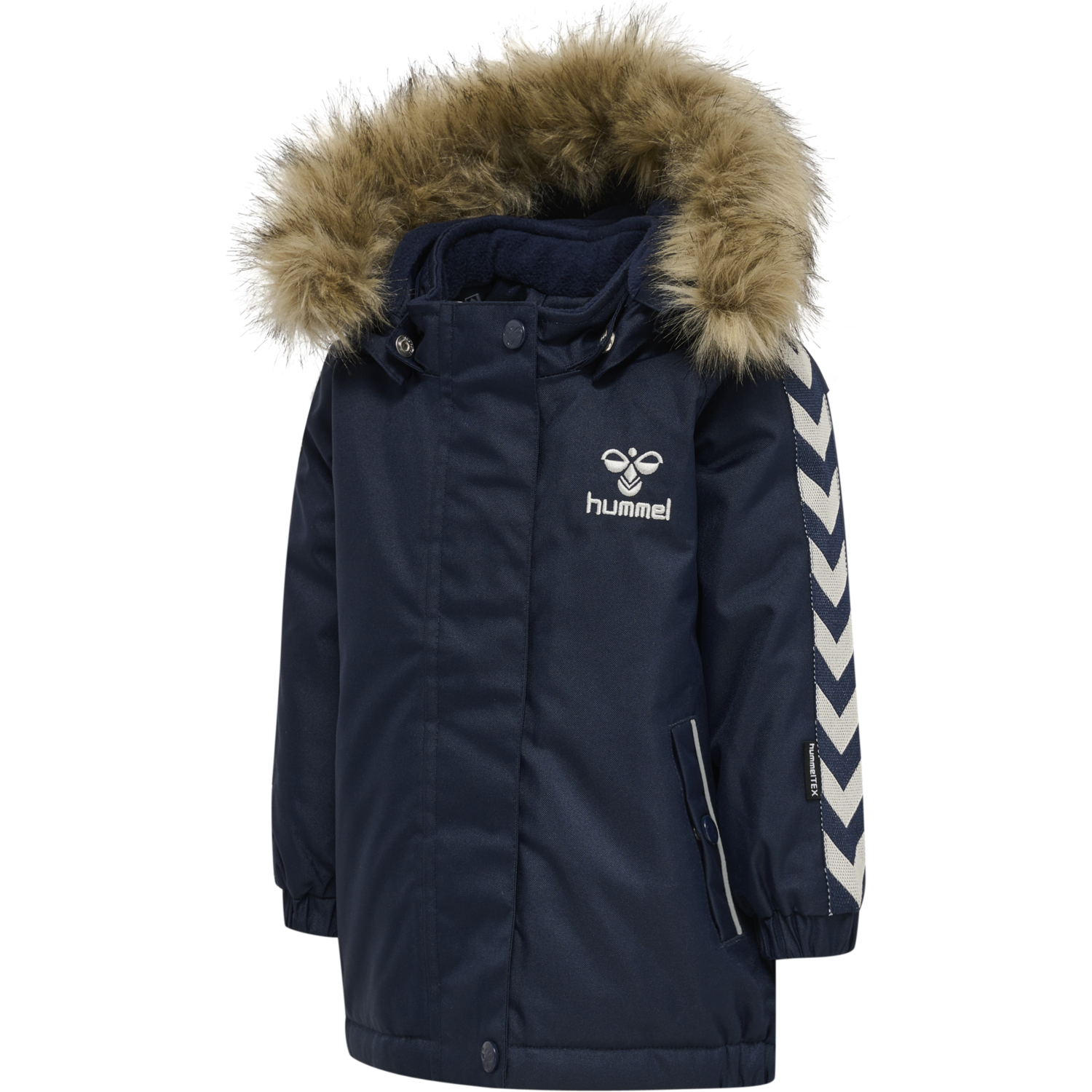 hmlCANYON TEX JACKET, BLACK IRIS, packshot