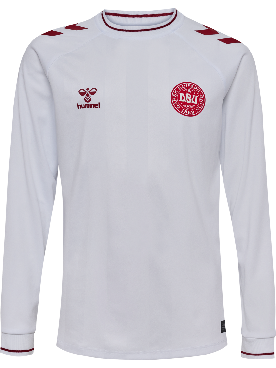 DBU WOMAN 25 AWAY  JERSEY L/S KIDS, WHITE, packshot
