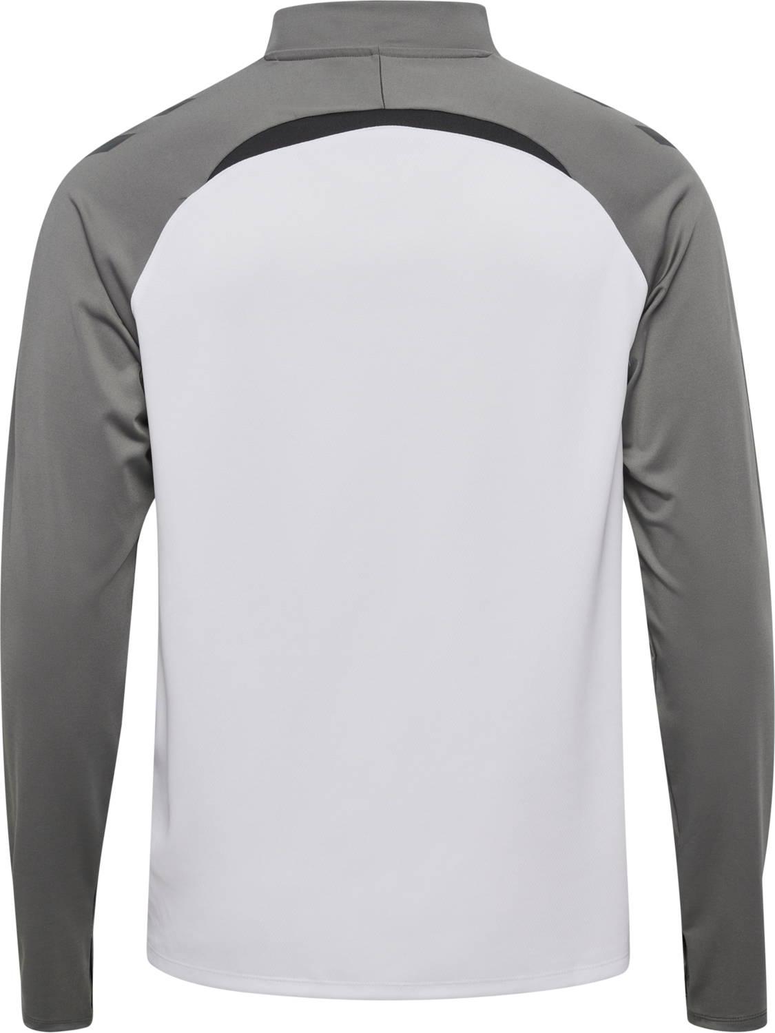 hmlLEAD 2.0 HALF ZIP, WHITE/STEEL GRAY, packshot