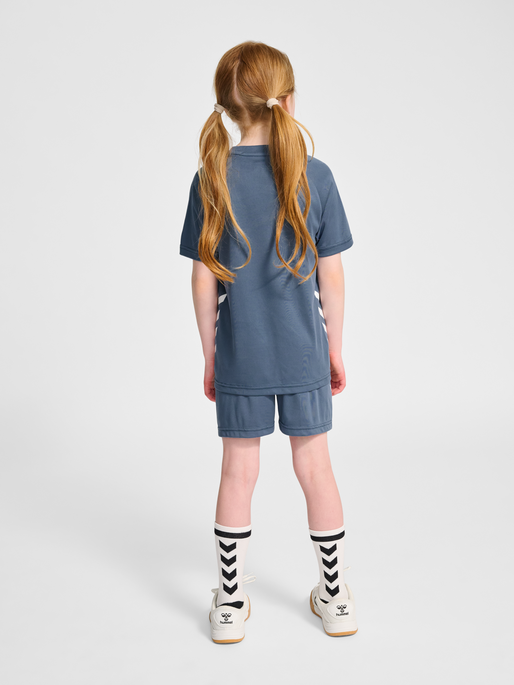 hmlPROMO KIDS SET, CHINA BLUE, model