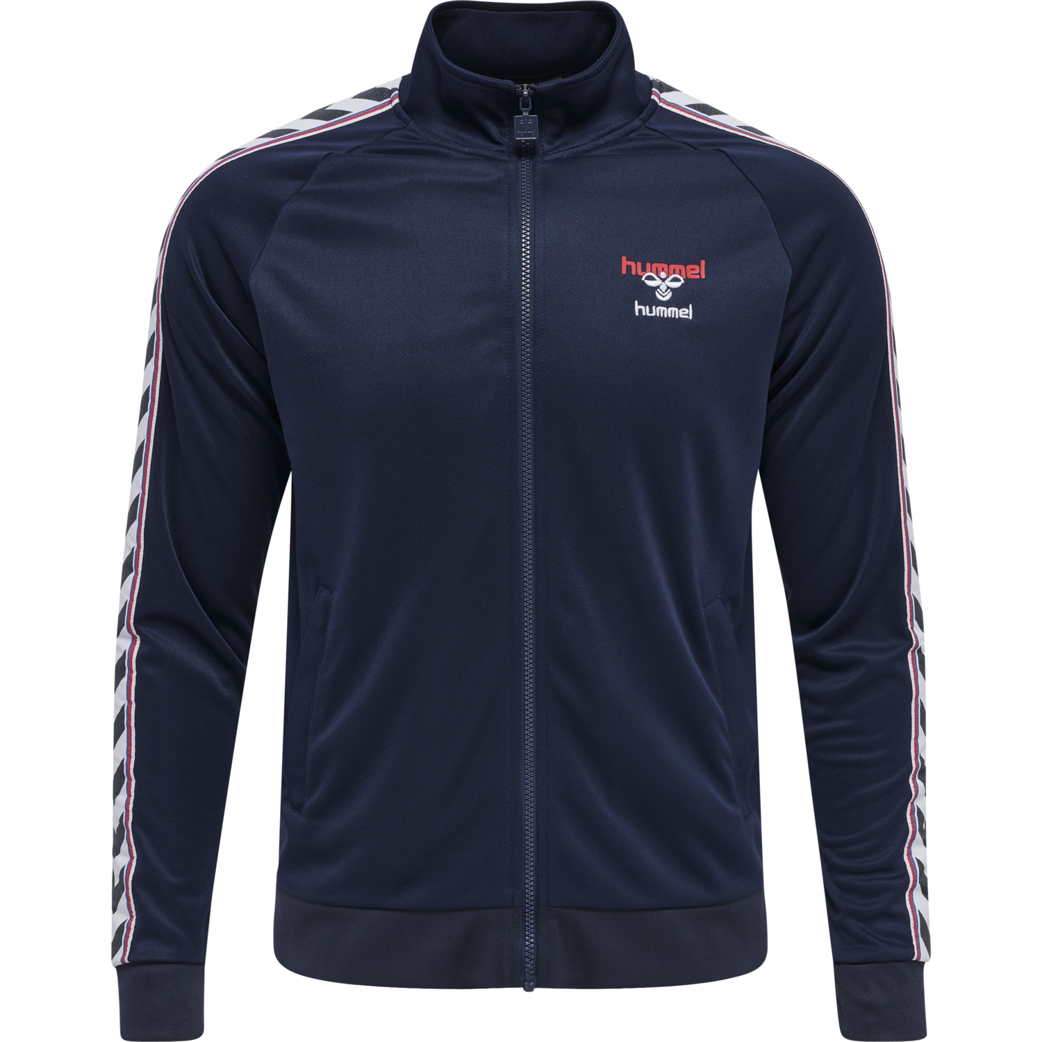 hmlIC LERBY POLY ZIP JACKET, PEACOAT, packshot