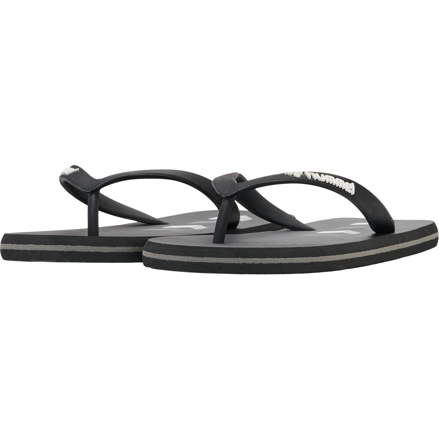 CHEVRON FLIP FLOP, BLACK, packshot