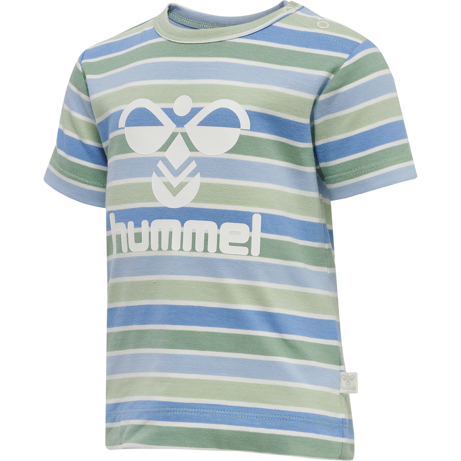 hmlPELLE T-SHIRT S/S, GRAYED JADE, packshot