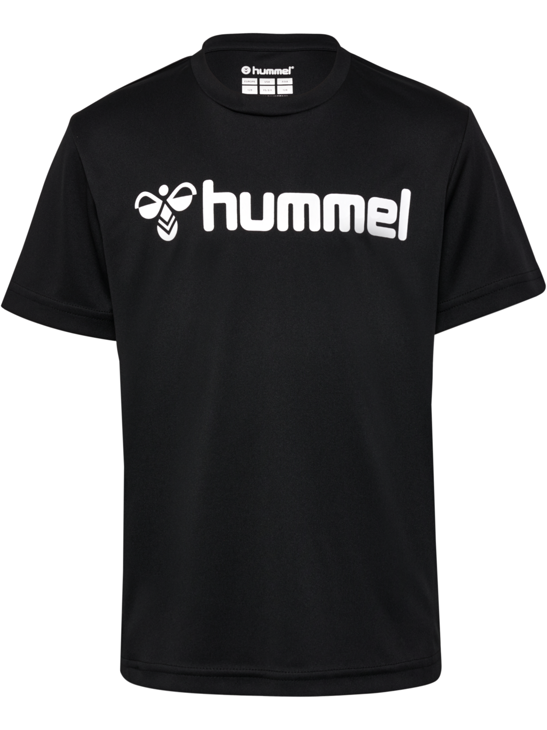 hmlLOGO JERSEY S/S KIDS, BLACK, packshot