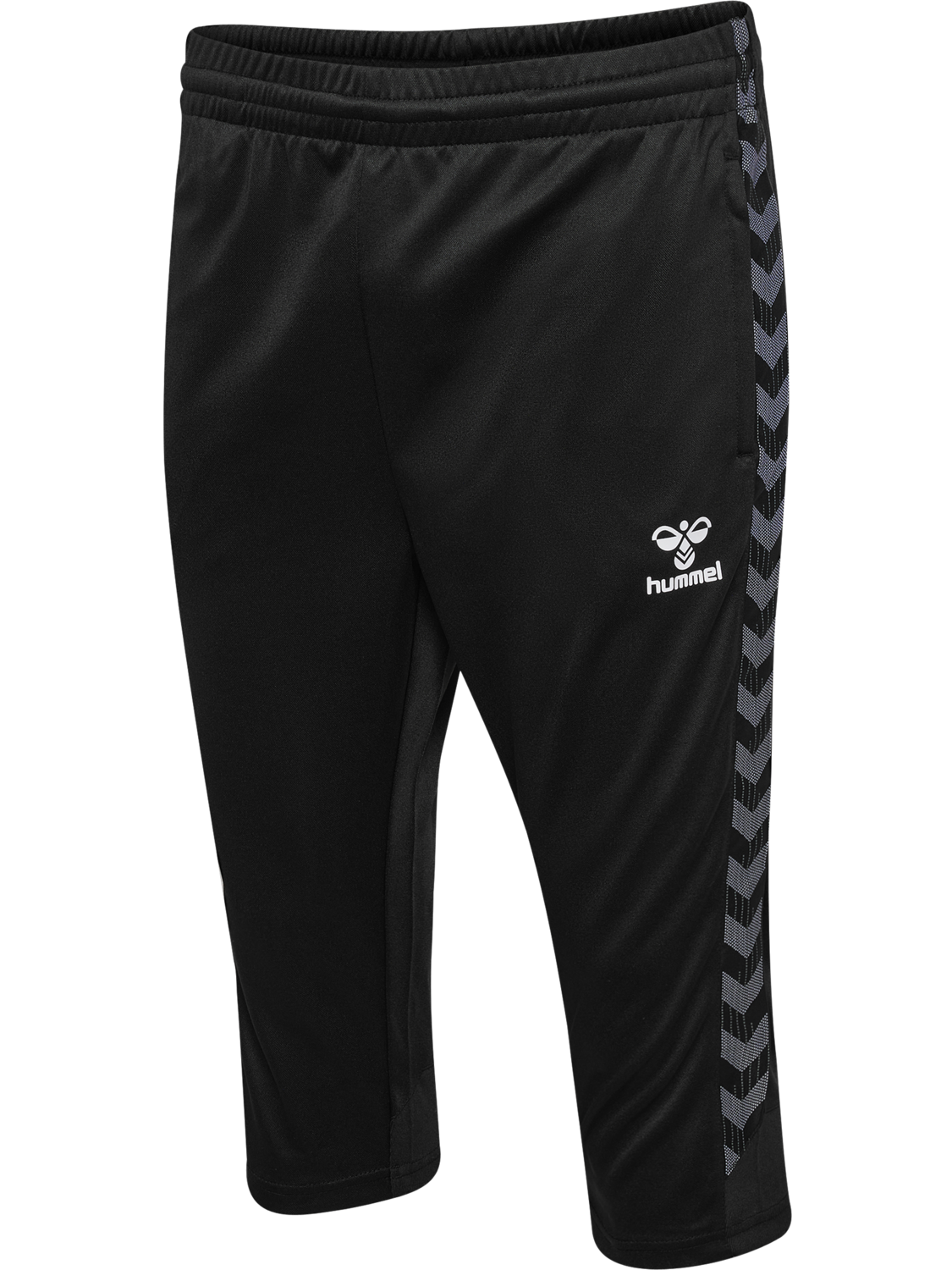 hmlAUTHENTIC 3/4 PANTS, BLACK, packshot
