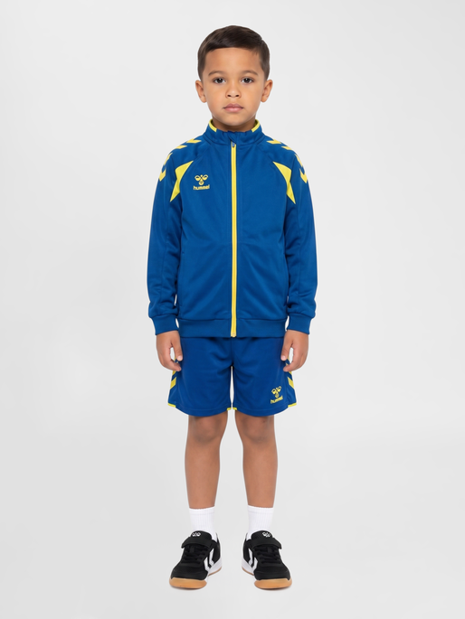 hmlCORE 2.0 TRACK ZIP JACKET KIDS, TRUE BLUE/BLAZING YELLOW, model
