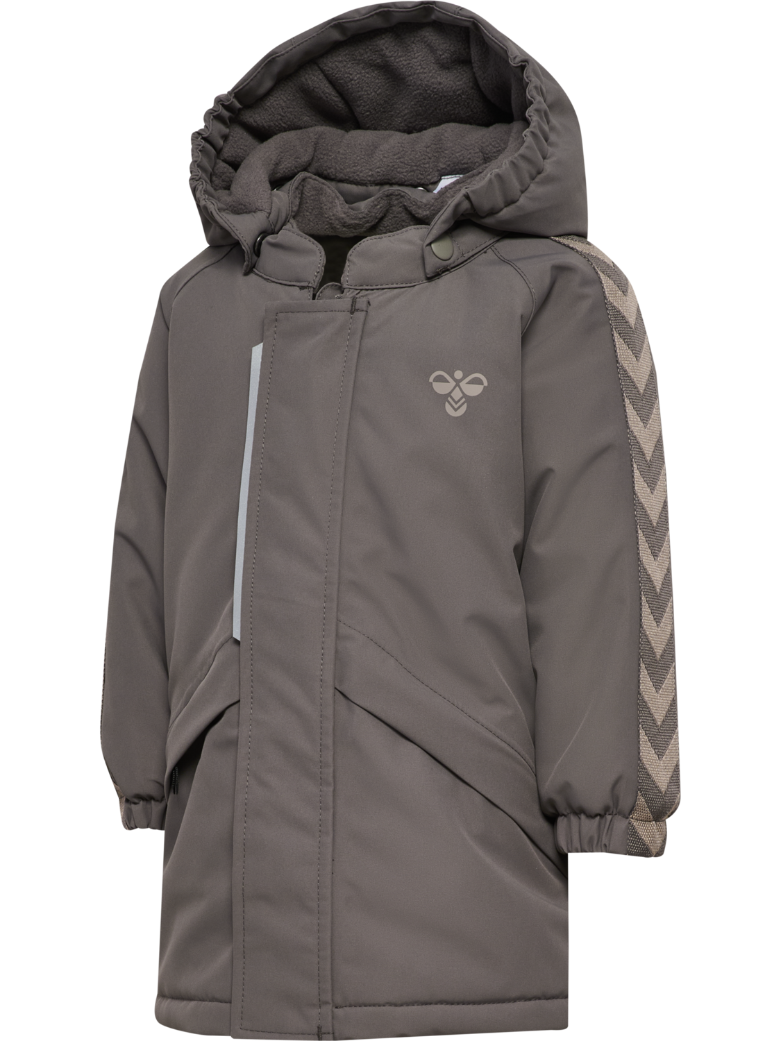 hmlMINI CHEVRON JACKET WP 10K, DARK GULL GRAY, packshot