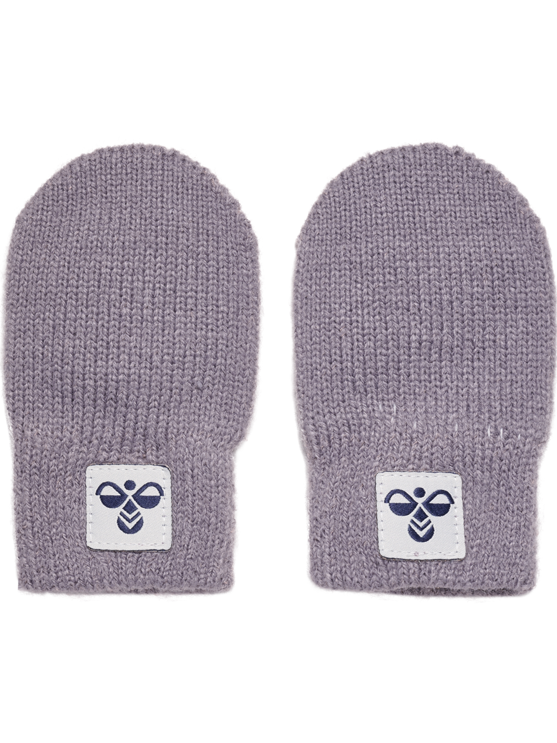 hmlMINI KNIT MITTENS 2-PACK, GRAY RIDGE, packshot
