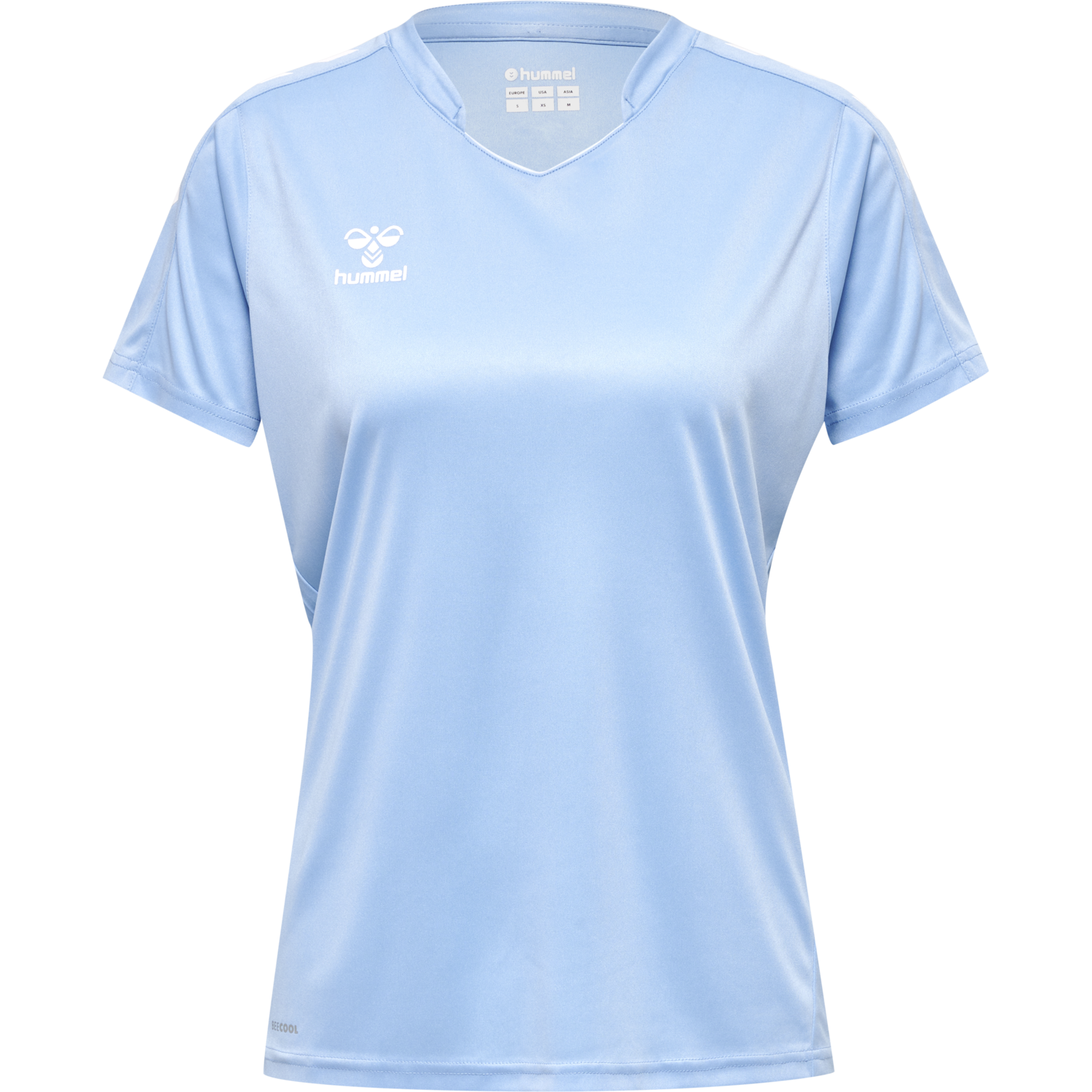 hmlCORE XK POLY JERSEY S/S WOMAN, ARGENTINA BLUE, packshot