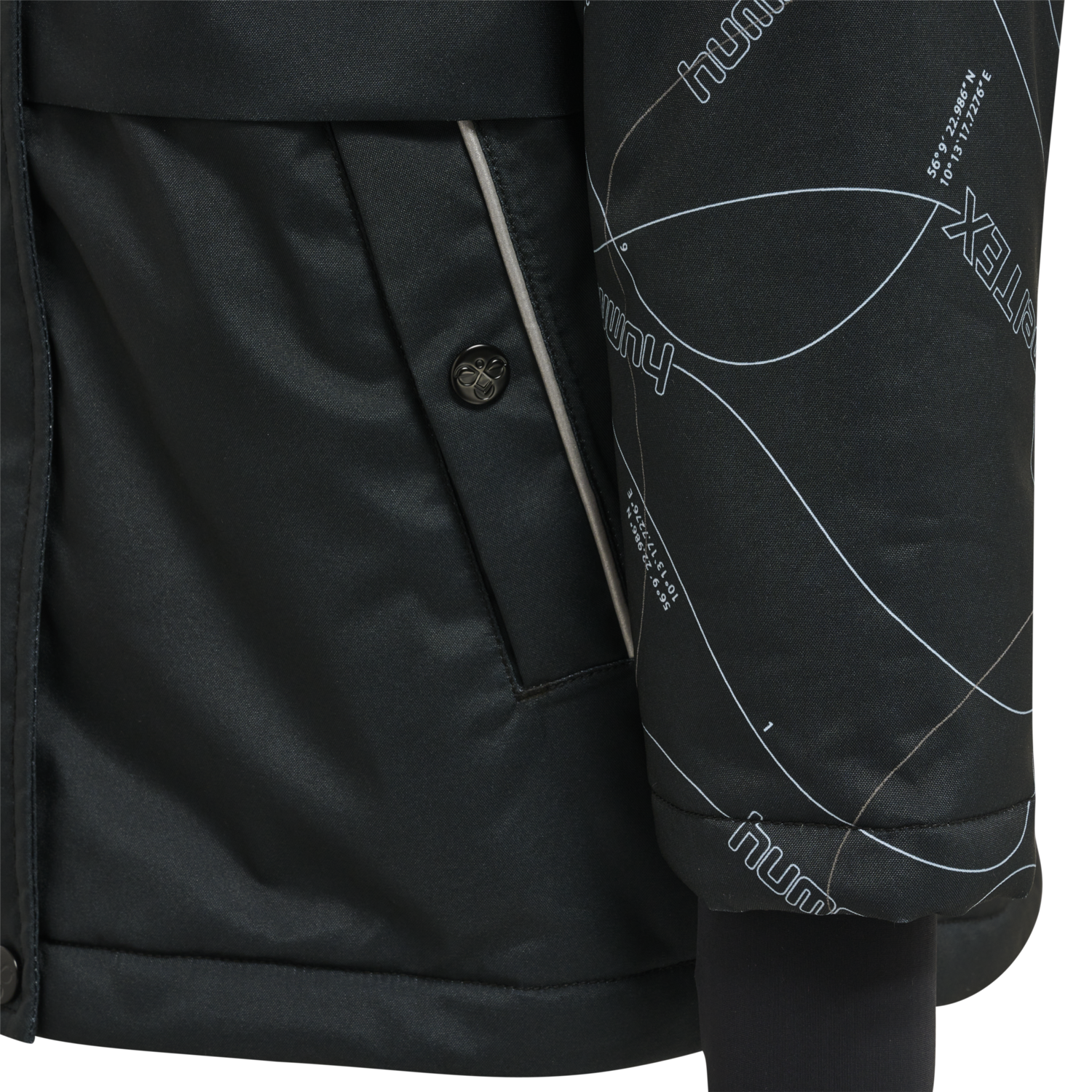 hmlCONQUER XY TEX JACKET, BLACK, packshot