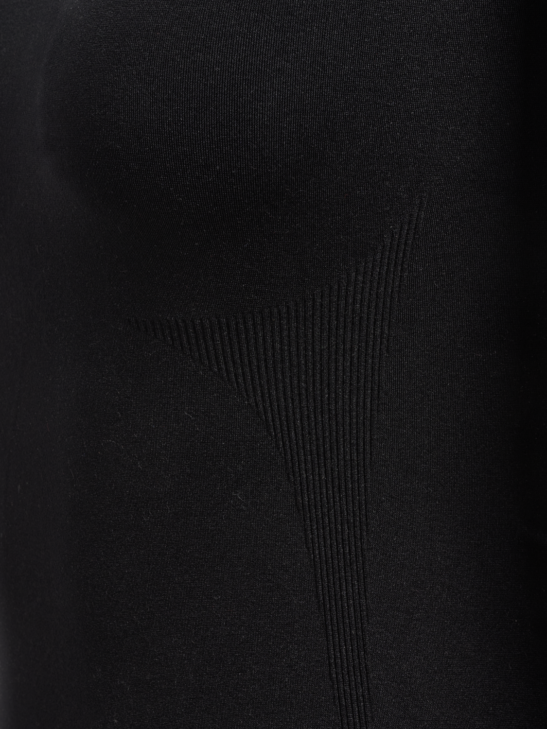 hmlFLOW T-SHIRT L/S, BLACK, packshot