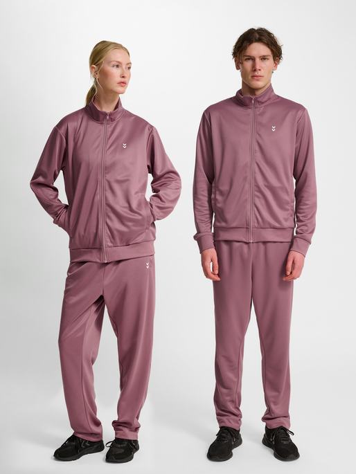 hmlPULSE TRACK JACKET, WISTFUL MAUVE, model