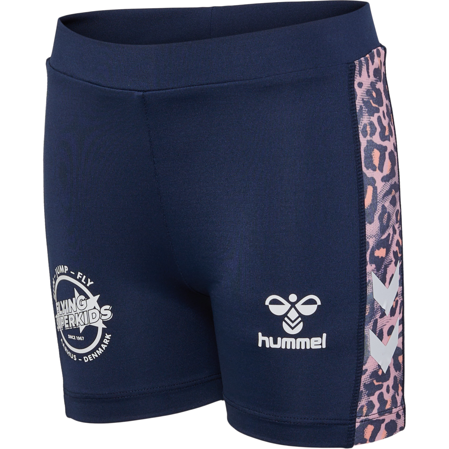 hmlFSK JOY TIGHT SHORTS, BLACK IRIS, packshot