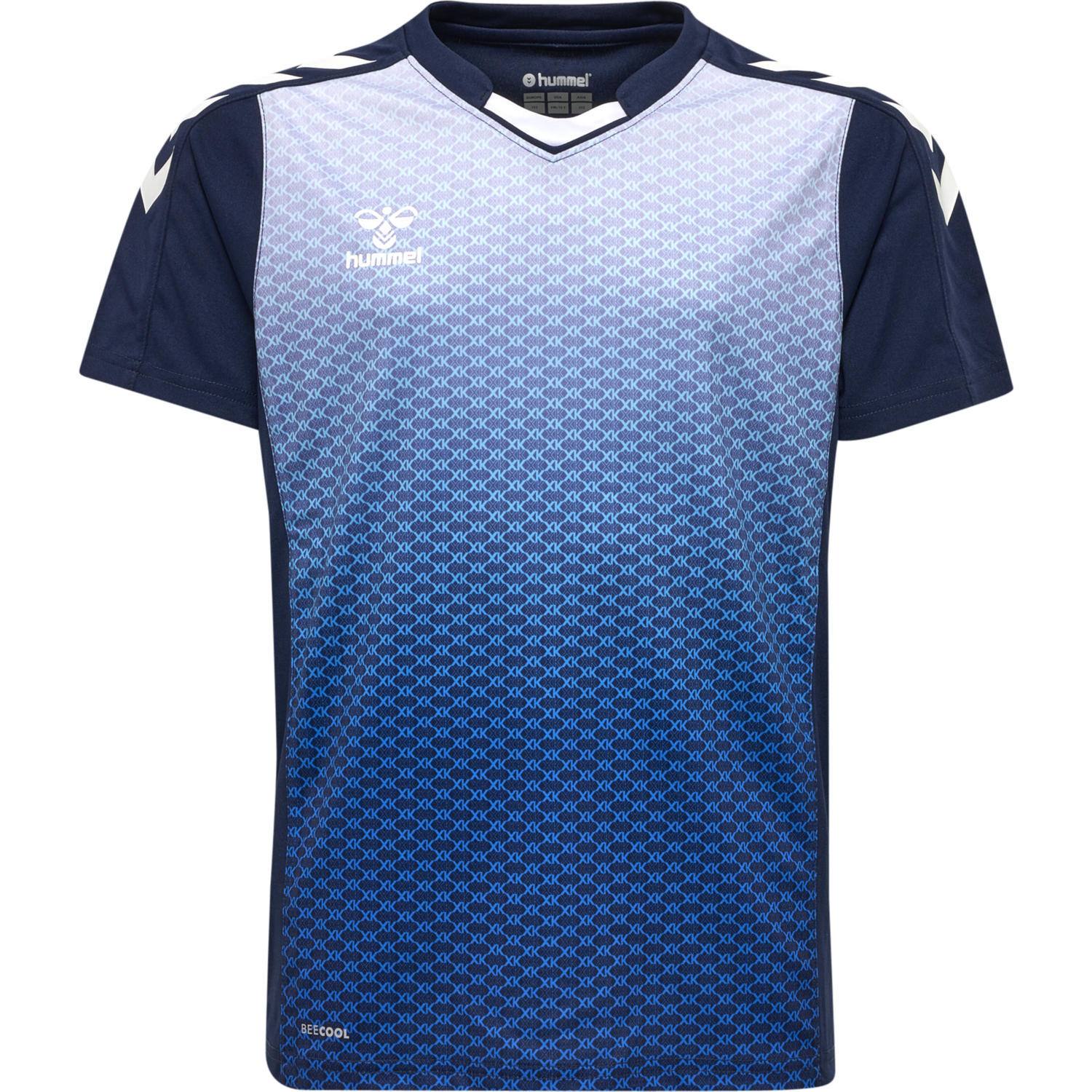 hmlCORE XK SUBLIMA JERSEY S/S KIDS, MARINE, packshot