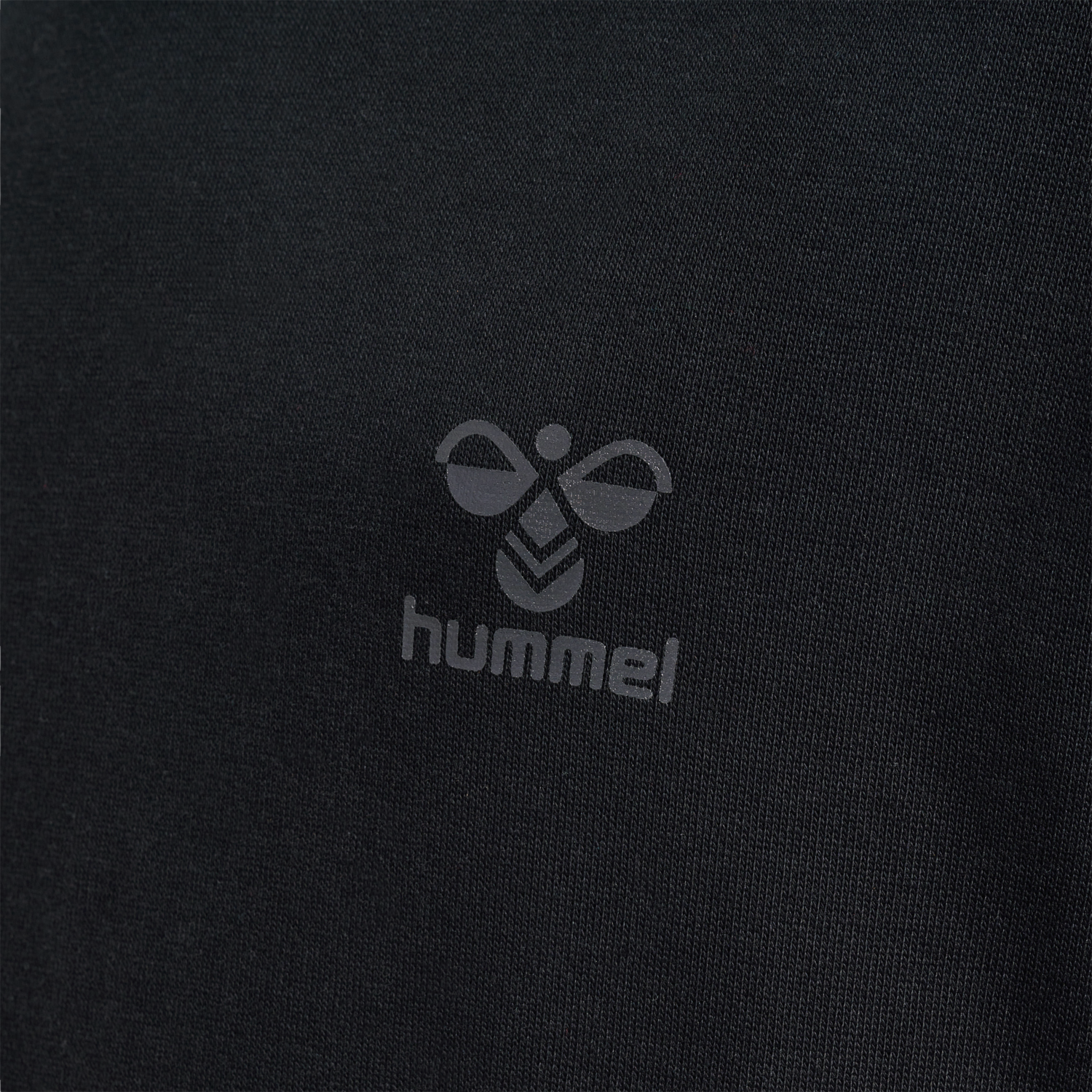 hmlOFFGRID HOODIE KIDS, JET BLACK/FORGED IRON, packshot