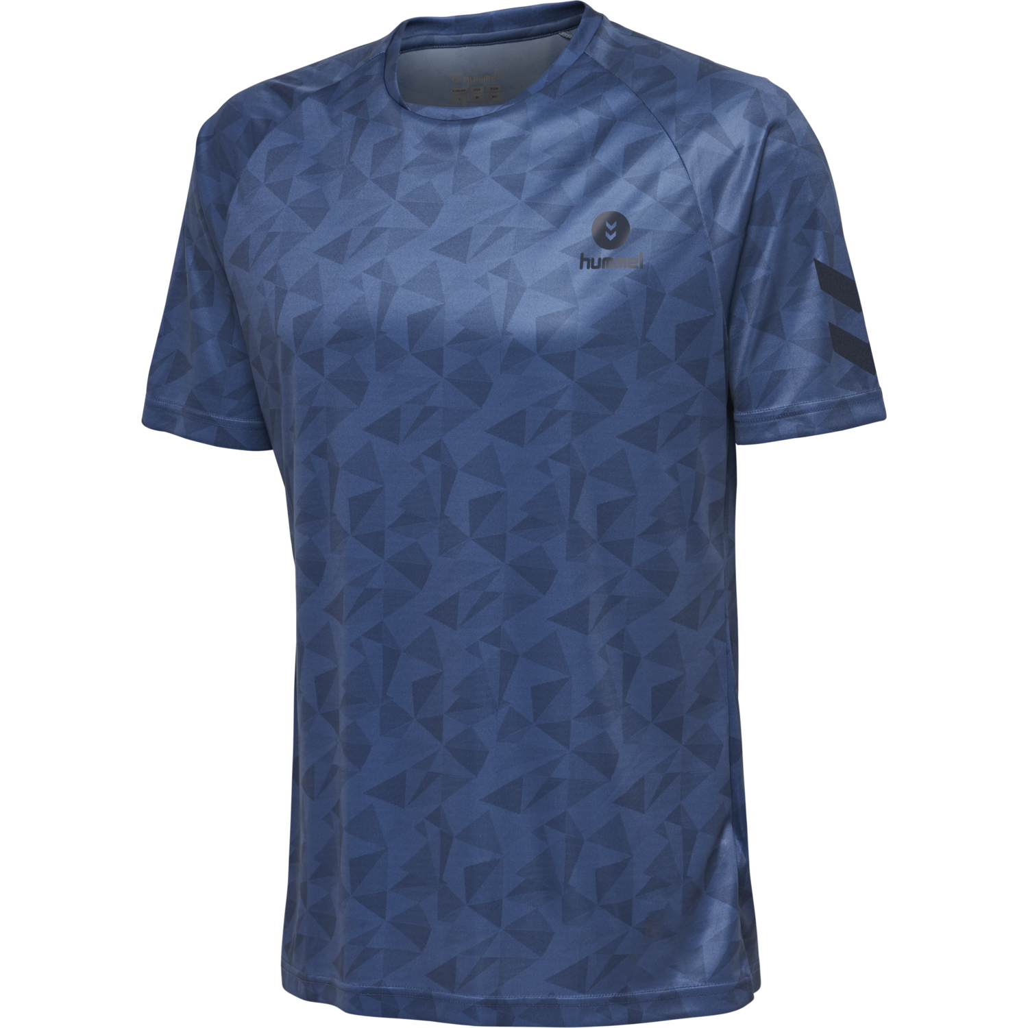 hmlACTIVE KIDS POLY JERSEY SS, ENSIGN BLUE, packshot