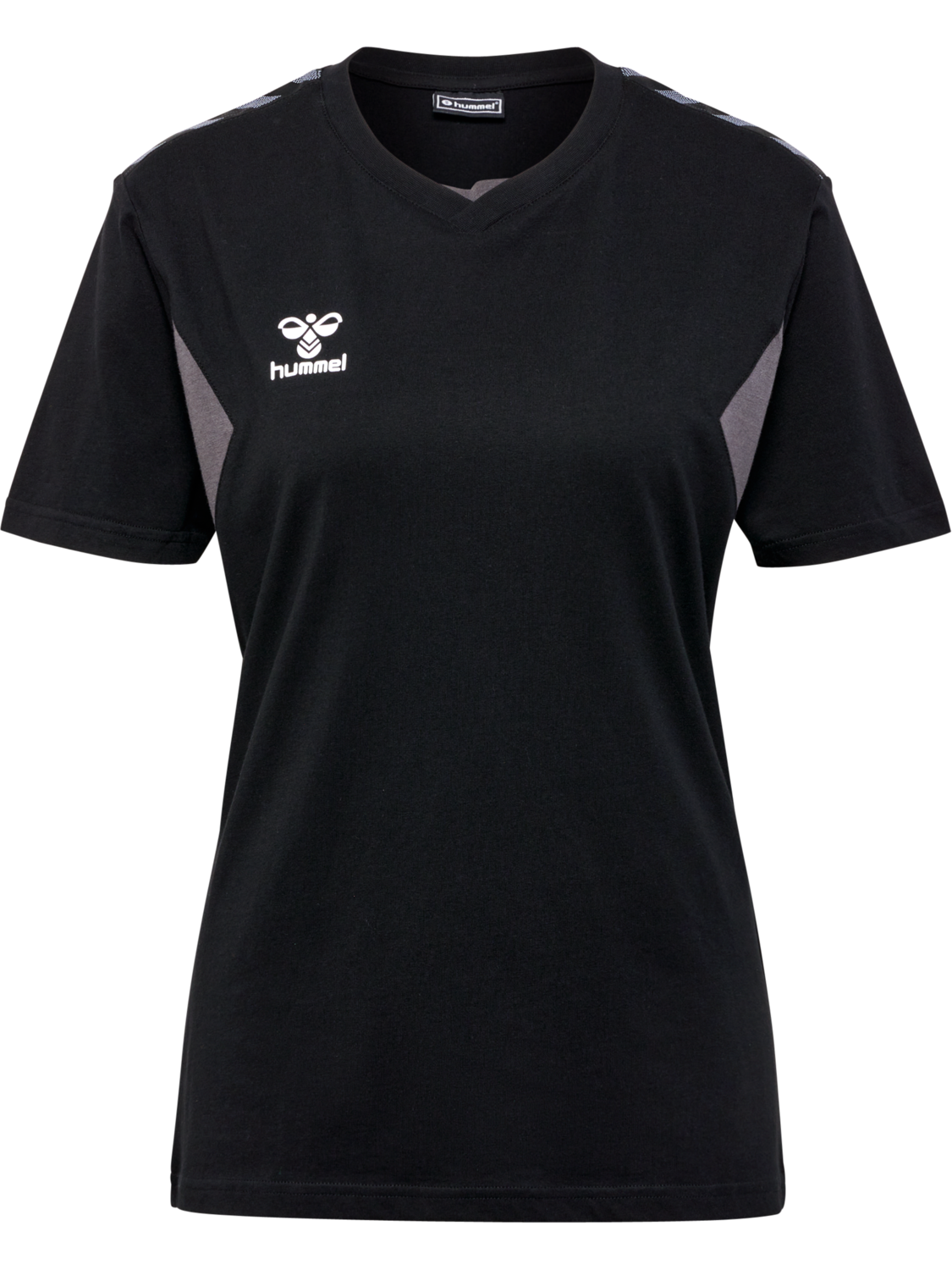 hmlAUTHENTIC CO T-SHIRT S/S WOMAN, BLACK, packshot