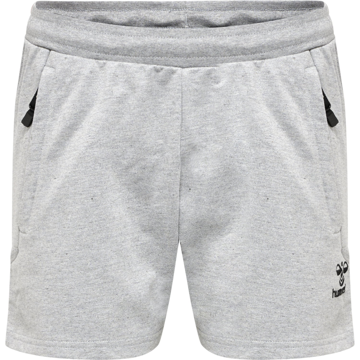 hmlMOVE GRID COTTON SHORTS WOMAN, GREY MELANGE, packshot