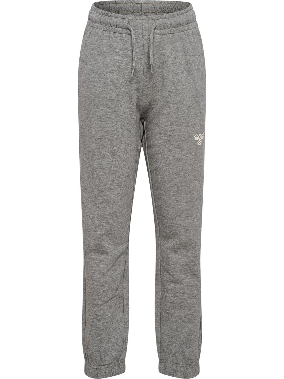 hmlJR REG TUKAS PANTS, GREY MELANGE, packshot