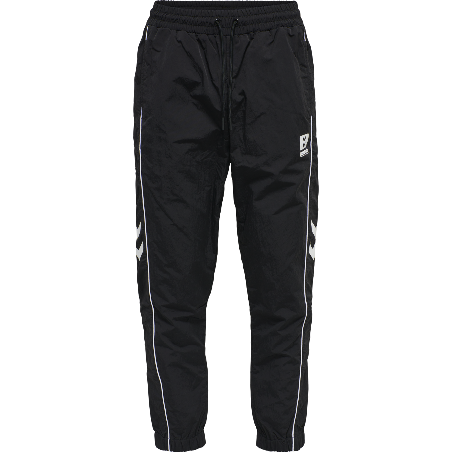 hmlLGC WALTER WOV REGULAR PANTS, BLACK, packshot